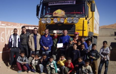 Social Responsability : 10 Tns of school materials delivered to South Morocco on 2007
